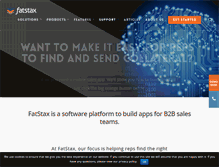 Tablet Screenshot of fatstax.com
